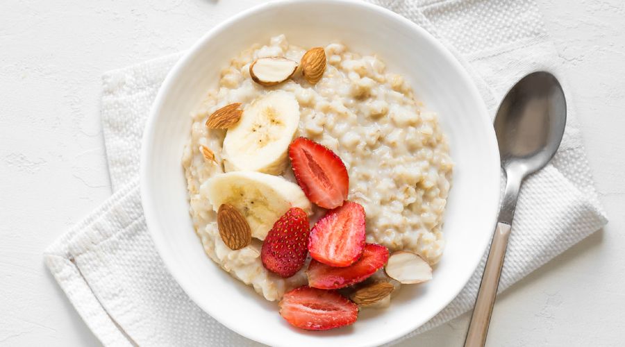 Mingau Proteico de Aveia vegano